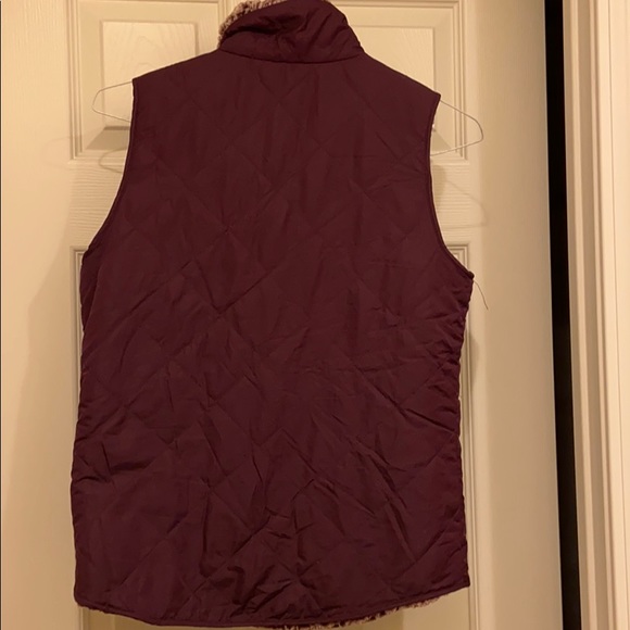 Maroon vest from francescas! Reversible! - Picture 2 of 7